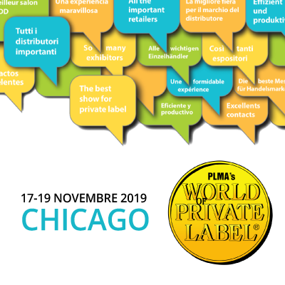 Rendez-vous au salon PLMA à Chicago du 18 au 19 Novembre